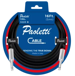 Paoletti Premium Instrument Cable 16.4Ft (3220B16)
